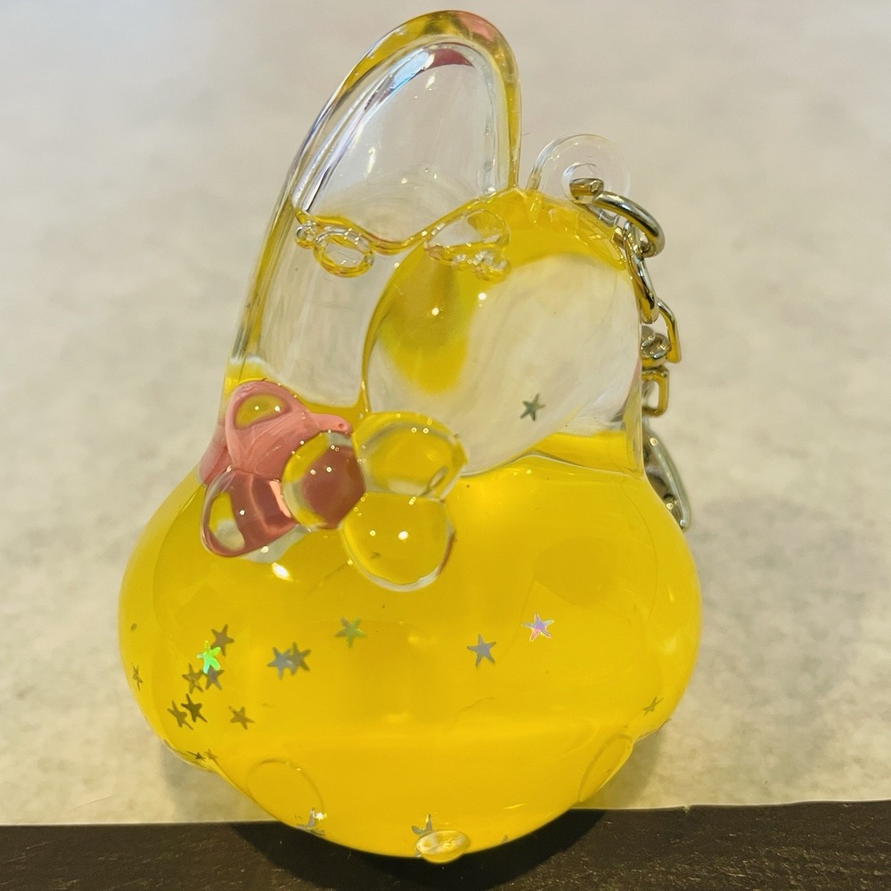 Hello Kitty‎ & Friends Sanrio My Melody Plastic Water Keychain Yellow Tsunameez